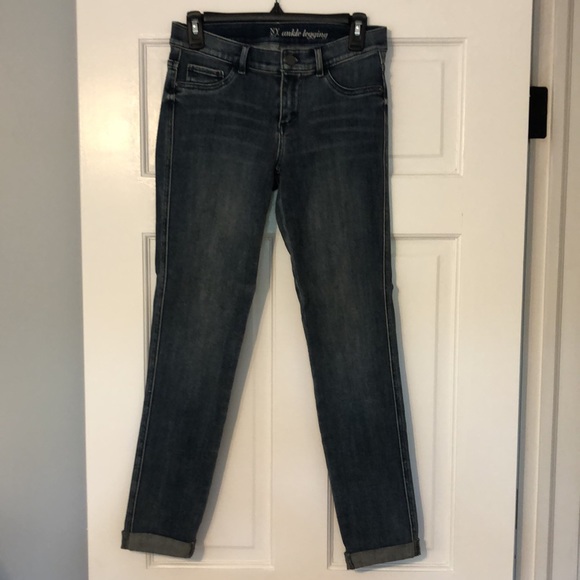 NY & Co rolled cuff ankle leggings Size 2 - Picture 3 of 7